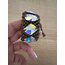 156 el yapıımı haki yeşil Swarovski taşlı bileklik 18 cm