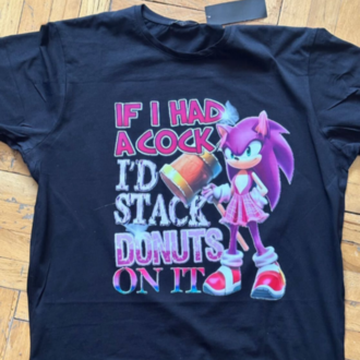 If ı had a cock y2k vıntage funny tee