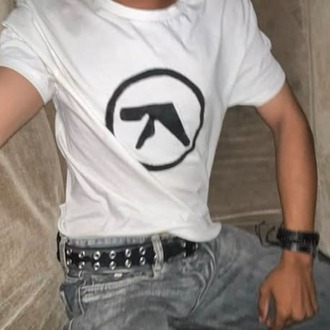 Aphex Twin y2k vıntage tee