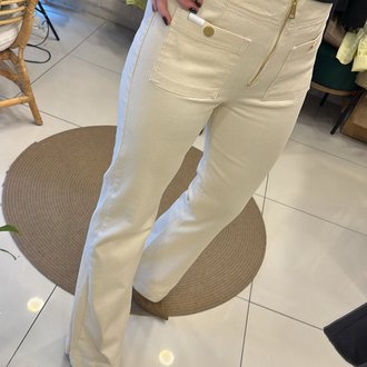 CEP DETAYLI KREM JEAN