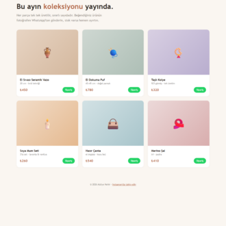 Instagram Satıcısı Mini Katalog Paketi