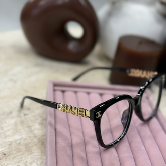CHNNEL TAŞLI YAZILI OPTİK ŞEFFAF CAM