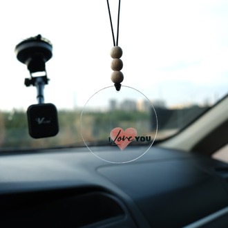 Balkhoon I Love You Minimalist Dikiz Aynası Süsü Araba Süsü Hediyelik Eşya