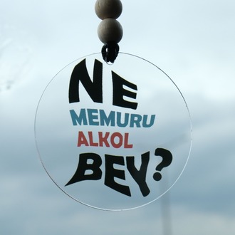 Balkhoon Ne Memuru Alkol Bey Dikiz Aynası Süsü Araba Süsü Hediyelik Eşya
