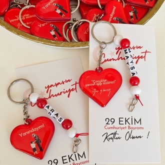 İsme Özel Yanındayım Anahtarlık 