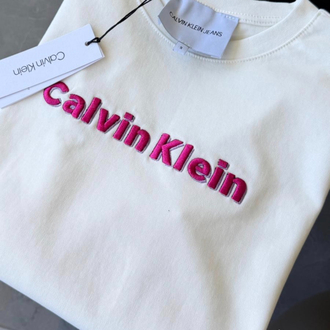 CK Pembe Nakışlı Tshirt