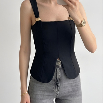 Gold Tokalı Korse Bluz