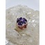 Mor çiçekli rose charm