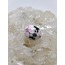 Pembe çiçekli charm