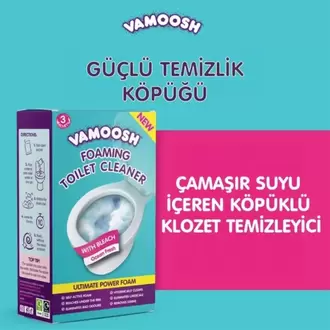Vamoosh Köpüren Tuvalet Temizleyici - 3lü
