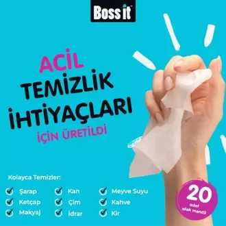 Boss It Leke Çıkarıcı Mendil