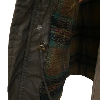 Vintage L-XL Oversize Nubuk Eskitme Mont - Invoice Menswear Çift Astarlı