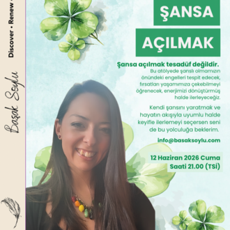Şansa Açılmak 12 Haziran 2026 (TSİ 21.00/ EDT 14.00)