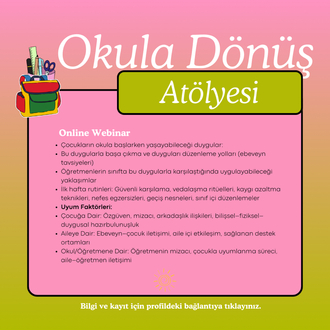 Okula Dönüş Atölyesi