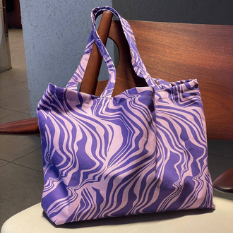Colored shopper bag