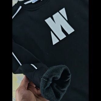 Mavi Sweatshirt-Siyah