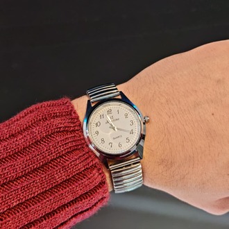 Bileklik Model Klasik Saat-Gümüş