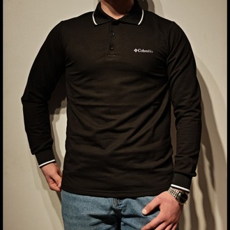 Columbia Polo Yaka Sweatshirt–Siyah