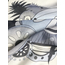 MYSTIC FLOWERS / BLACK & WHITE BANDANA