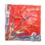 Tree of life | red silk scarf
