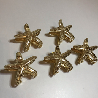 Metal Yıldızlı Mandal Toka (5 cm)