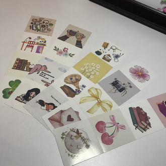 5 Yaprak (20’li) Özel Tasarım Sticker 