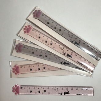 Simli Patili Cetvel 15cm 