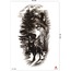  Yalnız Kurt Geçici Kurt Dövmesi Wolf Tattoo