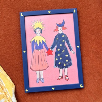 Bea Homegoods: Celestial Duo Tablo (Çerçeve ile birlikte satılmakta) 