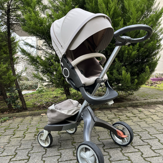 Stokke Bej Bebek Arabası