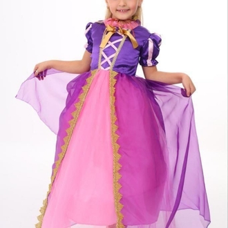 Rapunzel çocuk kostümü