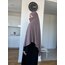 Üçgen Sufle Eşarp (Khimar) - Vizon