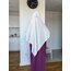  Üçgen Sufle Eşarp (Khimar) - Krem