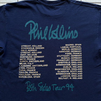 1994 Phil Collins Euro Tour Tee Large