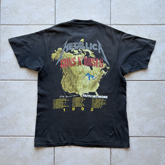 1992 Metallica GNR Tour Tee Large