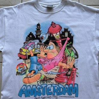90’s Airbrushed Amsterdam Tourist Tee Large