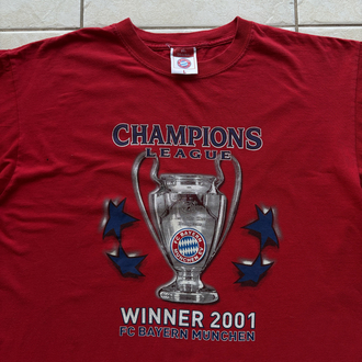 2001 FC Bayern UCL Champions Tee Large