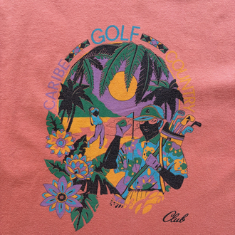 90’s Caribe Golf Club Tee S-M
