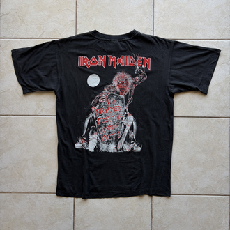 1990 Iron Maiden Euro Boot Tee Large