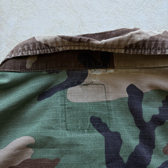 80’s US Army Woodland Camo BDU Shirt L-XL
