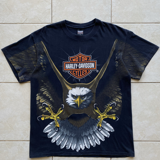1996 Harley Davidson Eagle AOP Tee XL