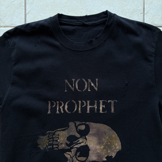 Distressed Y2K Non Prophet Tee Small