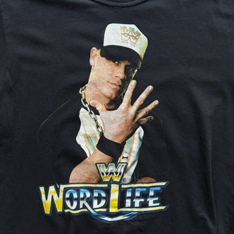 WWF John Cena Euro Boot Tee Large