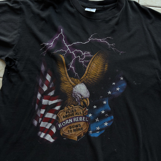 90’s Distressed Eagle Tee XXL