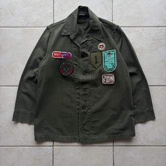 1959 Dutch Army Patch Shirt S-M