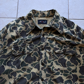90’s Camo Shirt Boxy Fit L-XL
