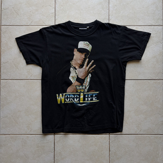 WWF John Cena Euro Boot Tee Large