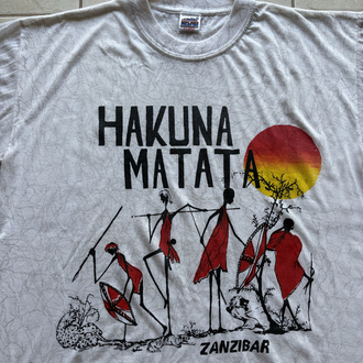 90’s Hakuna Matata Zanzibar Tourist Tee XL