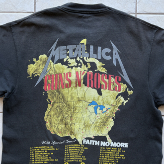 1992 Metallica GNR Tour Tee Large