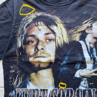 90’s Faded Kurt Cobain Euro Boot Large
